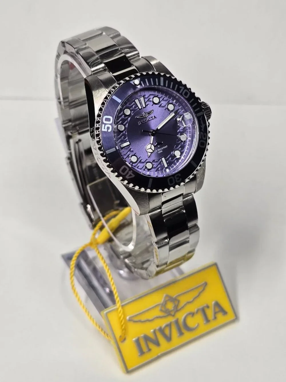 Invicta Pro Diver Women's Watch - 34mm, Steel, Purple (50917)